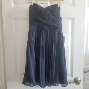 J. Crew Strapless Navy Blue Cocktail Dress Size 6